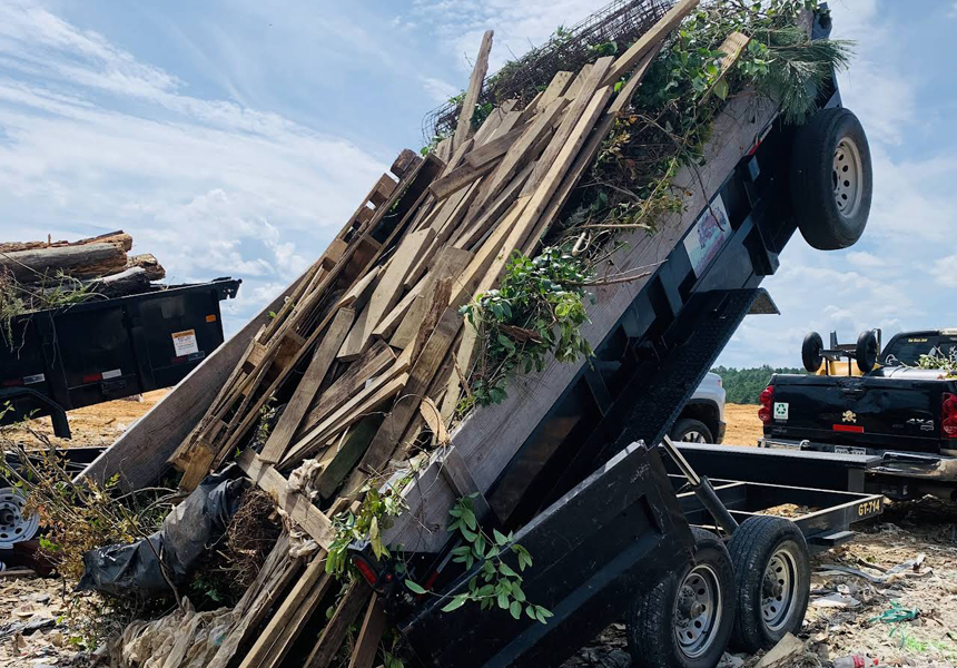 One Girl's Junk waste hauling and removal company, located in Elgin, SC