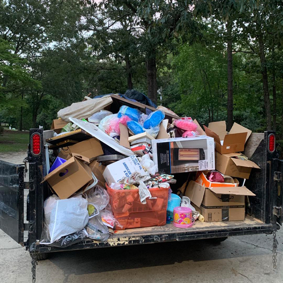 One Girl's Junk waste hauling and removal company, located in Elgin, SC